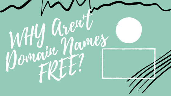 why aren't domain names free banner