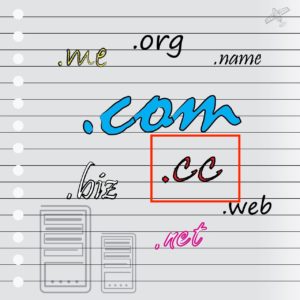 what are .cc domain extensions banner