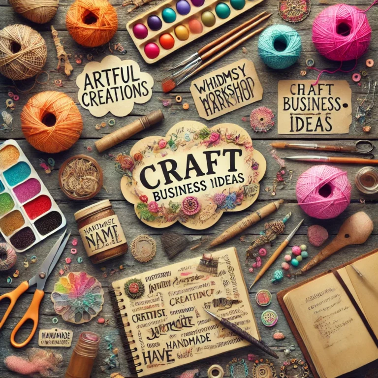 craft business name generator banner