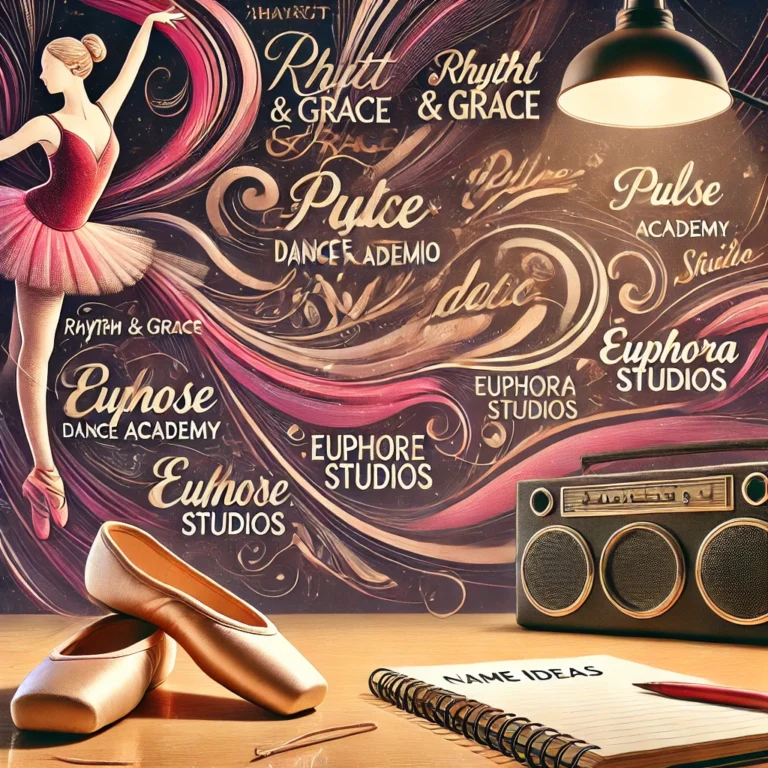 Name Ideas For Dance Studio | FREE Generator & Guide