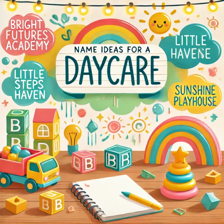 Name Ideas For Daycare Business | Free Generator & Guide