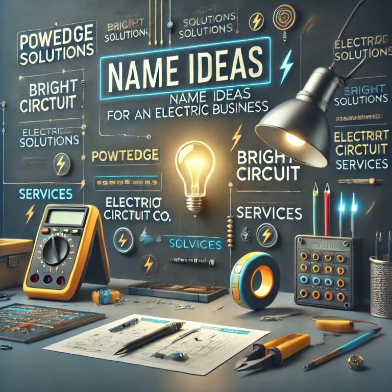 Name Ideas For Electrical Business | Free Generator & Guide