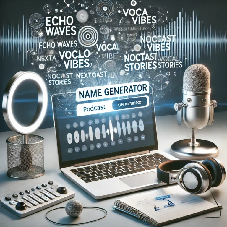 Podcast Name Generator – FREE Idea Generator & Guide